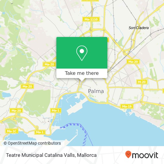 mapa Teatre Municipal Catalina Valls