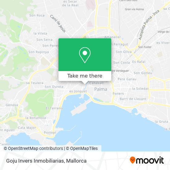 mapa Goju Invers Inmobiliarias