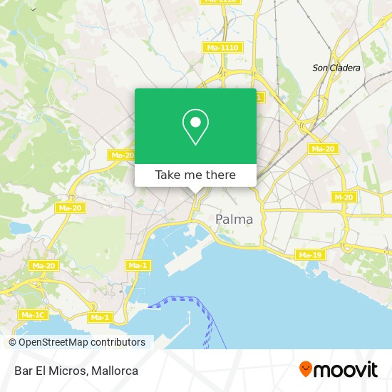 Bar El Micros map