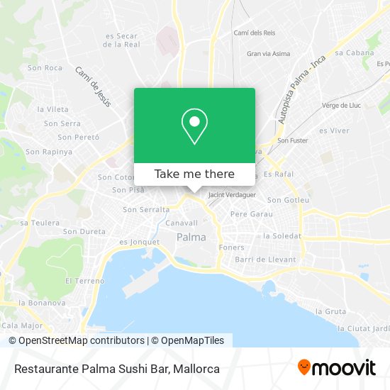 Restaurante Palma Sushi Bar map