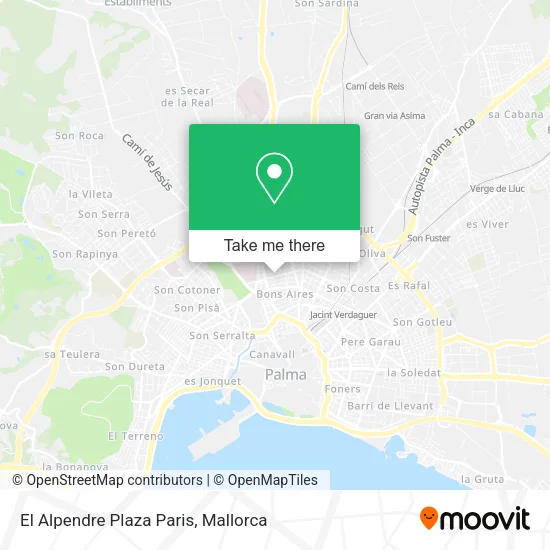 El Alpendre Plaza Paris map