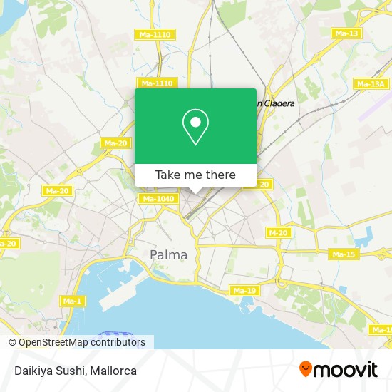 Daikiya Sushi map