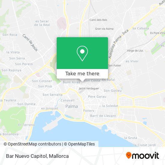 Bar Nuevo Capitol map