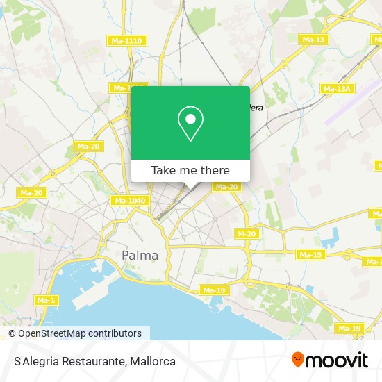 S'Alegria Restaurante map