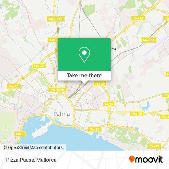 mapa Pizza Pause