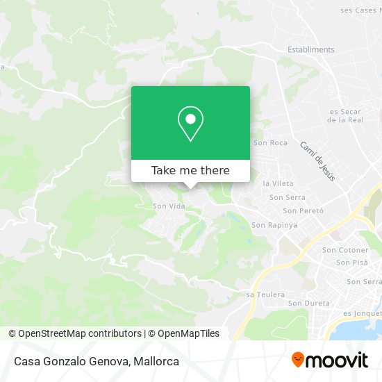 Casa Gonzalo Genova map