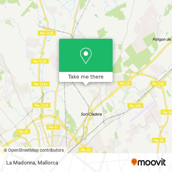 mapa La Madonna