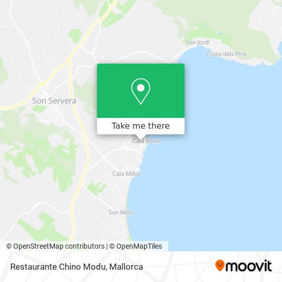 Restaurante Chino Modu map