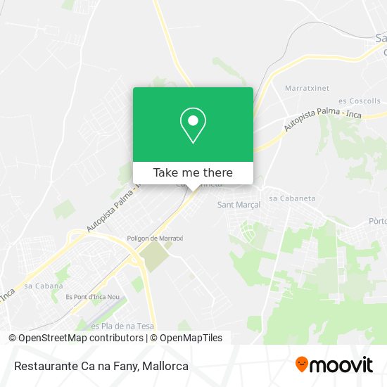 Restaurante Ca na Fany map