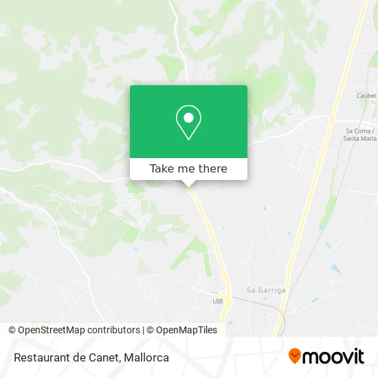 Restaurant de Canet map