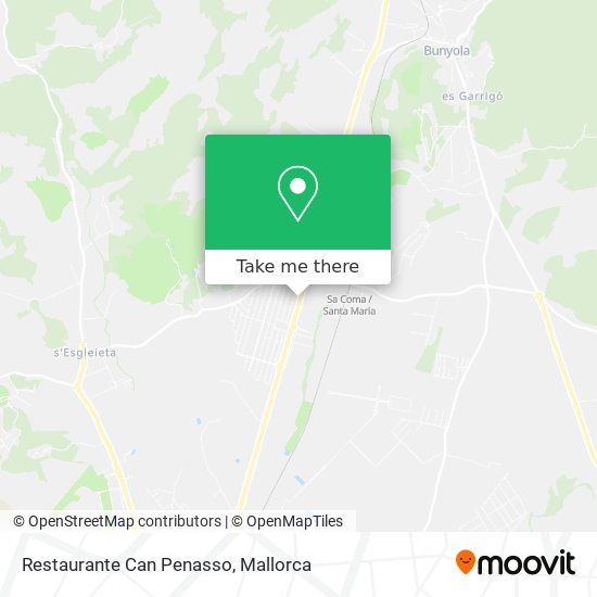 Restaurante Can Penasso map