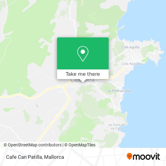 Cafe Can Patilla map