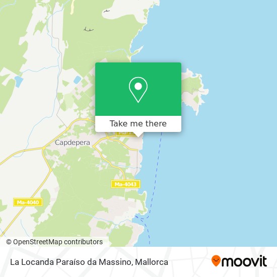 La Locanda Paraíso da Massino map