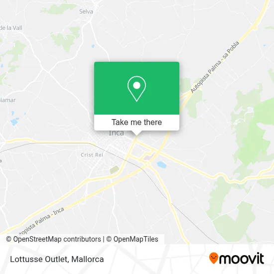 Lottusse Outlet map