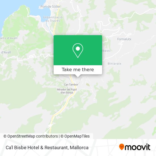 Ca'l Bisbe Hotel & Restaurant map
