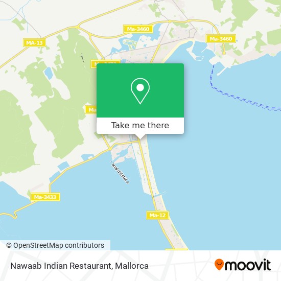 Nawaab Indian Restaurant map