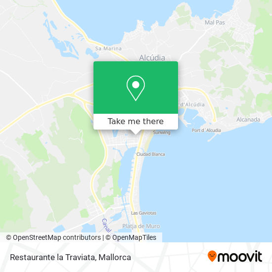 Restaurante la Traviata map