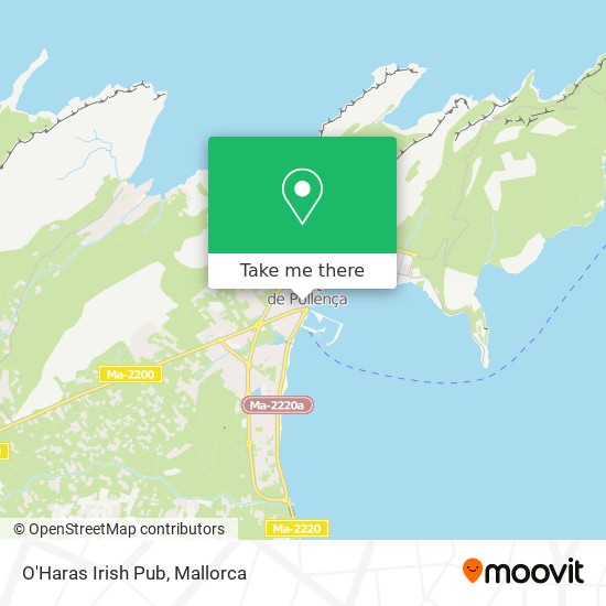 mapa O'Haras Irish Pub