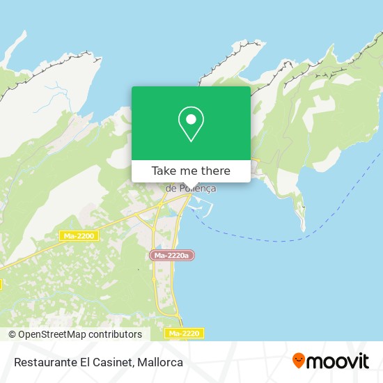 mapa Restaurante El Casinet