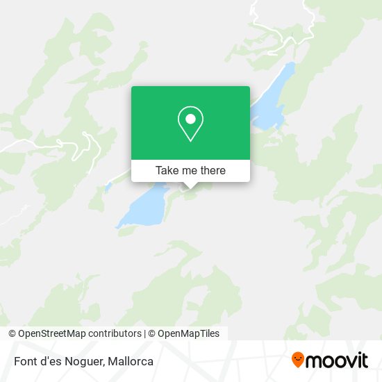 mapa Font d'es Noguer