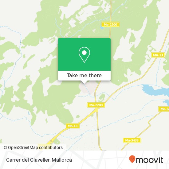 mapa Carrer del Claveller