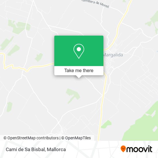 Camí de Sa Bisbal map