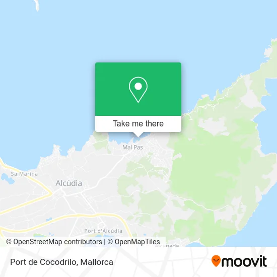 Port de Cocodrilo map