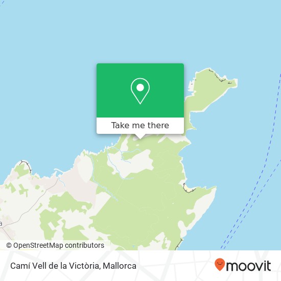 Camí Vell de la Victòria map