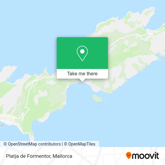 Platja de Formentor map