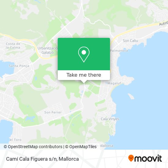 mapa Camí Cala Figuera s/n