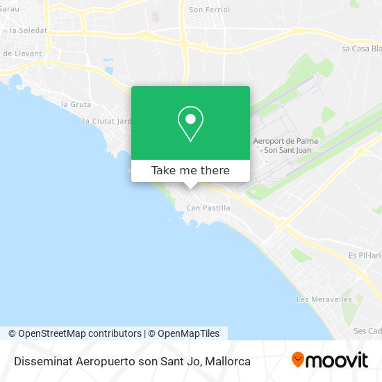 mapa Disseminat Aeropuerto son Sant Jo
