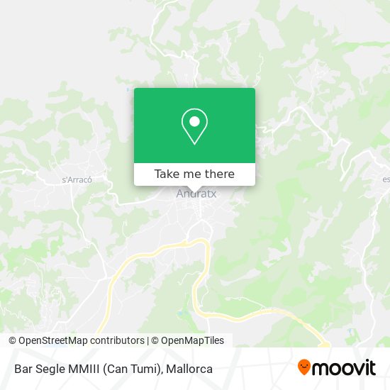 Bar Segle MMIII (Can Tumi) map