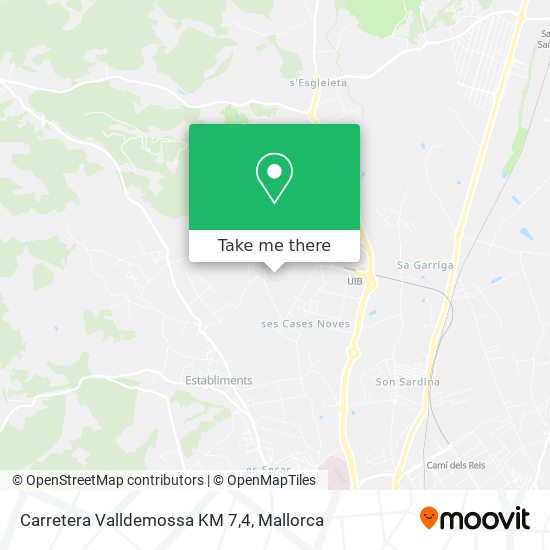 Carretera Valldemossa KM 7,4 map
