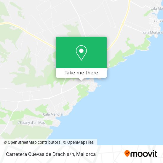 Carretera Cuevas de Drach s/n map