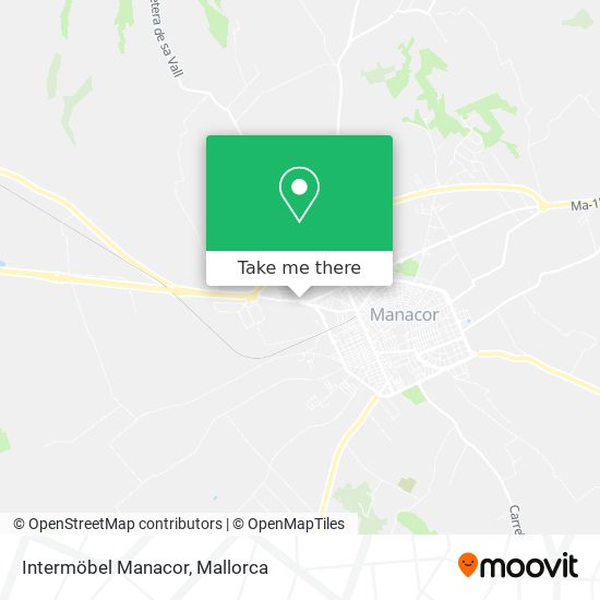 mapa Intermöbel Manacor