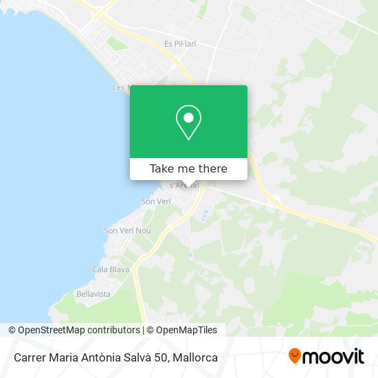 Carrer Maria Antònia Salvà 50 map