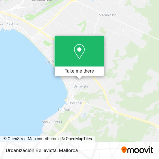 Urbanización Bellavista map
