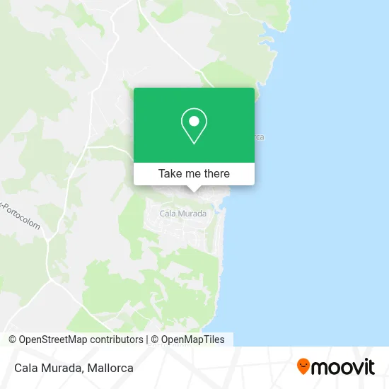 Cala Murada map