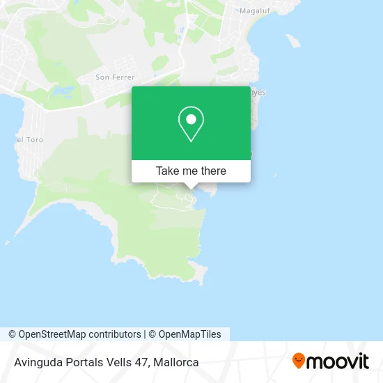 Avinguda Portals Vells 47 map