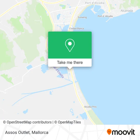 Assos Outlet map