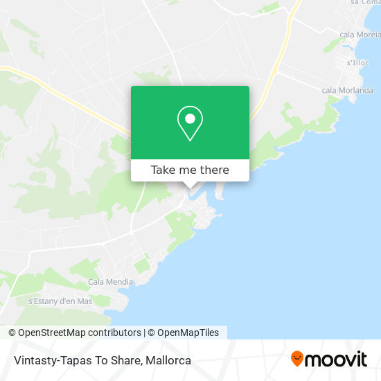 Vintasty-Tapas To Share map