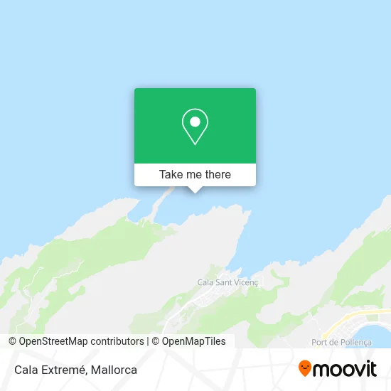 Cala Extremé map
