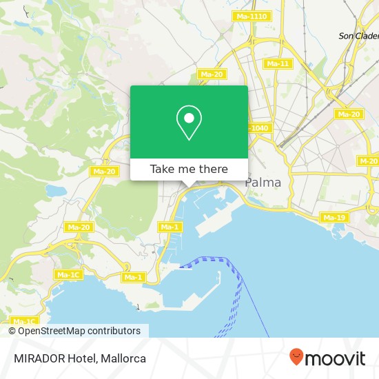 MIRADOR Hotel map