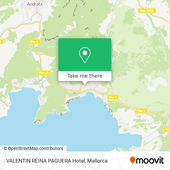 VALENTIN REINA PAGUERA Hotel map