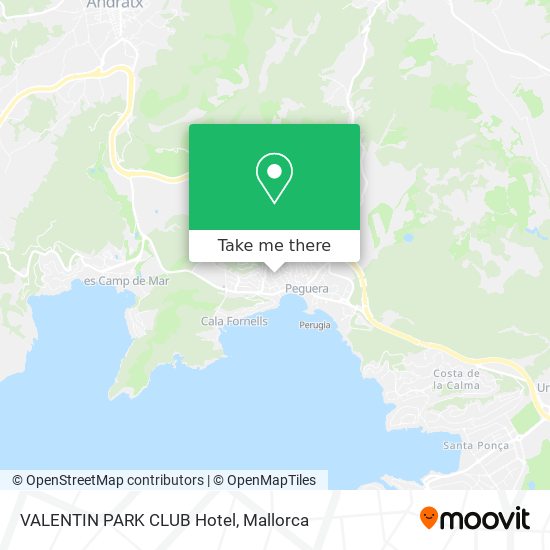 VALENTIN PARK CLUB Hotel map