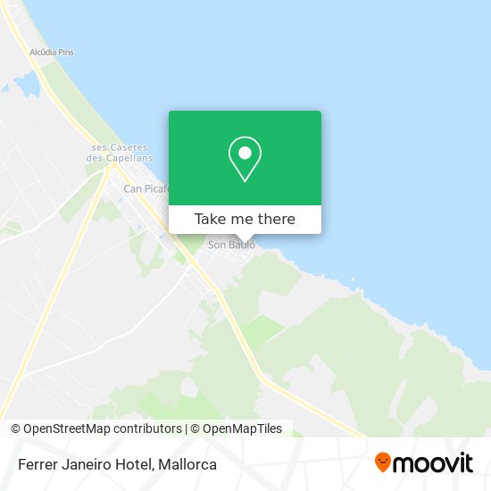 mapa Ferrer Janeiro Hotel