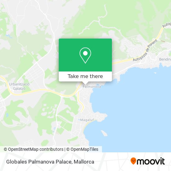 mapa Globales Palmanova Palace