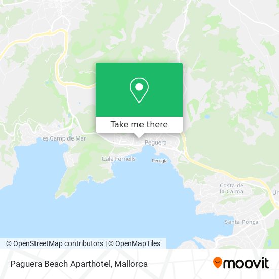 Paguera Beach Aparthotel map