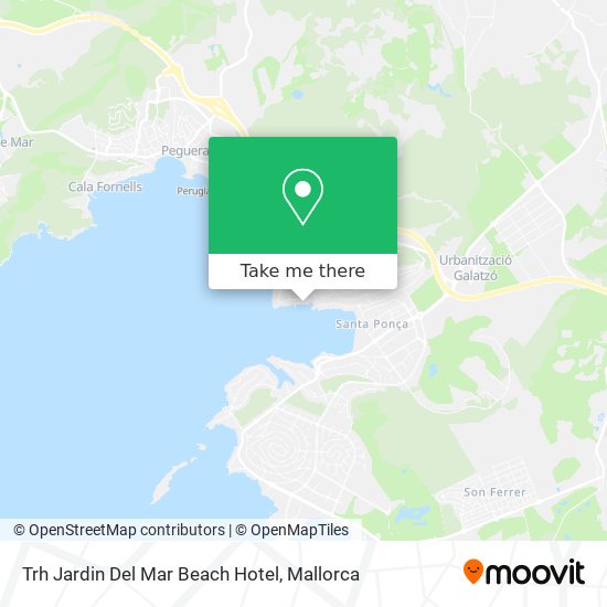 mapa Trh Jardin Del Mar Beach Hotel