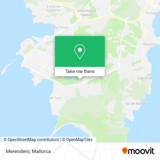 Merendero map